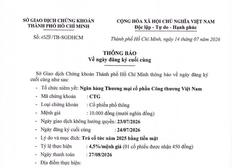 Tuần này, cổ đông VCB, CTG, BID cùng đón tin đáng chú ý