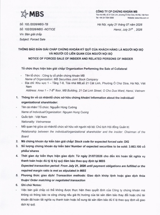 Ông Nguyễn Hùng Cường lại bị "call margin"