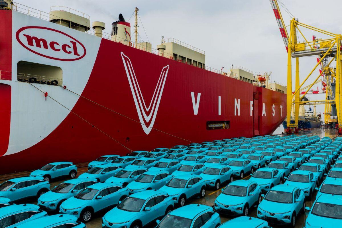 Vinfast xuất khẩu lô xe thứ 38 ra quốc tế