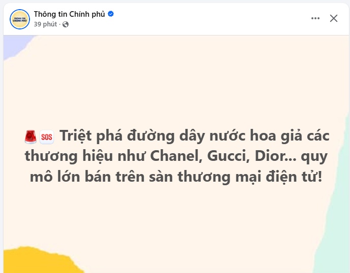 Đường dây nước hoa giả Chanel, Gucci, Dior... bán rầm rộ trên sàn thương mại điện tử bị triệt phá