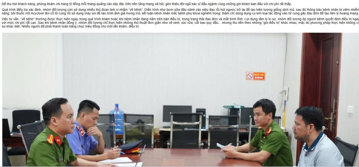 Chiêu trò khó tin tại phòng khám: Bơm sữa đậu nành tạo mủ để ép bệnh nhân điều trị?