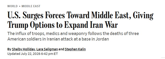 Mỹ dồn thêm binh sĩ tới Trung Đông, ông Trump chuẩn bị bước đi lớn với Iran?