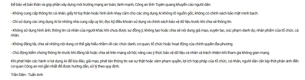 Công an cảnh báo về trào lưu vừa xuất hiện trên mạng xã hội