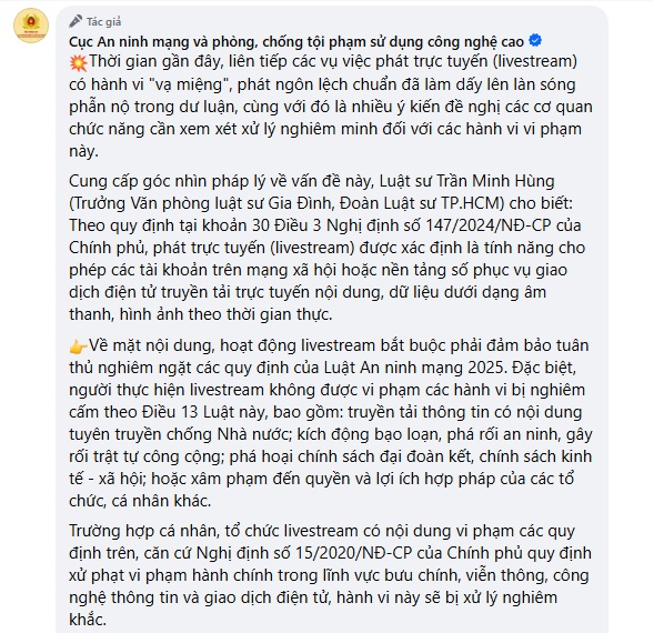 "Vạ miệng" khi livestream có thể khiến bạn trả giá đắt