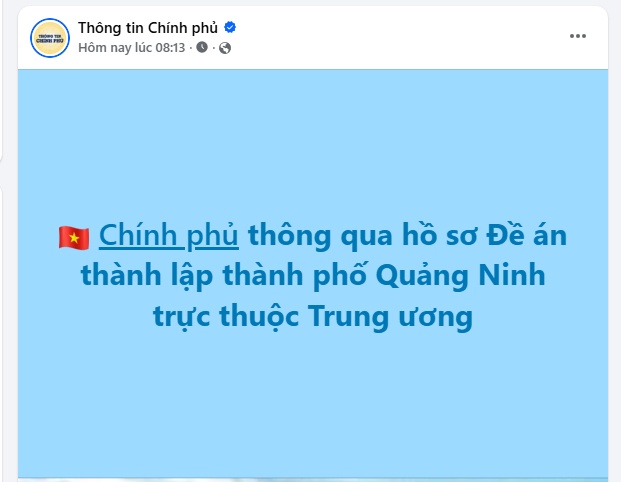Thành phố Quảng Ninh sẽ trực thuộc Trung ương
