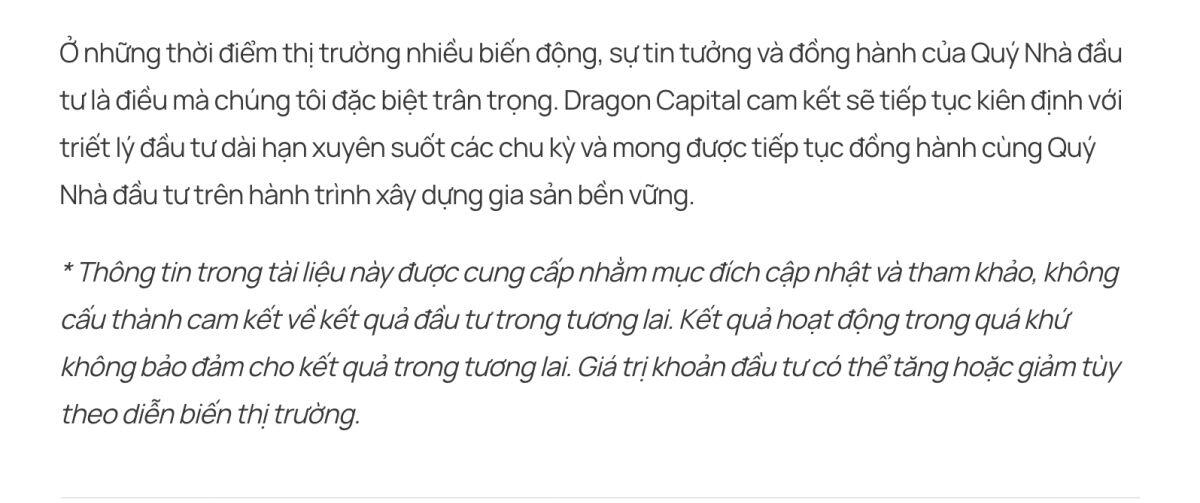 Dragon Capital ra khuyến nghị quan trọng cho nhà đầu tư chứng khoán