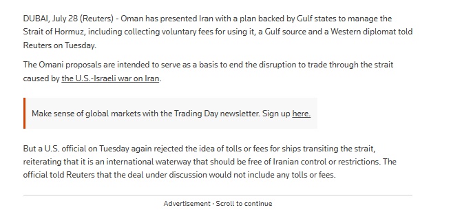 Đề xuất mới về eo biển Hormuz sau khi Mỹ dừng không kích Iran