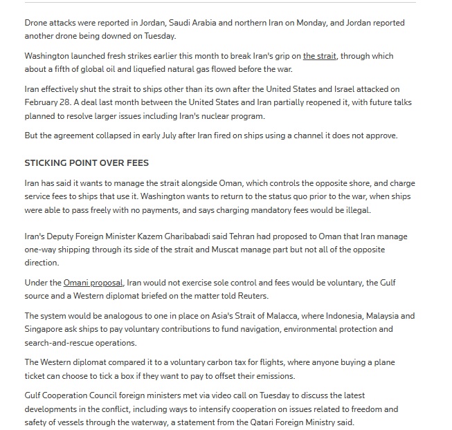 Đề xuất mới về eo biển Hormuz sau khi Mỹ dừng không kích Iran