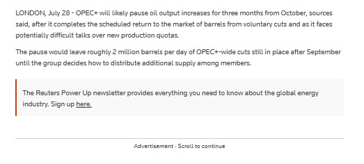 OPEC+ có thể tạm dừng tăng sản lượng tới 3 tháng, giá dầu sẽ phản ứng ra sao?