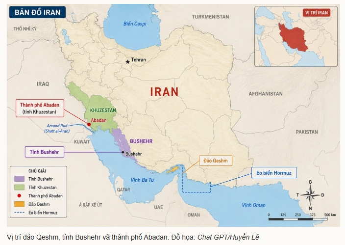 Mỹ tập kích dữ dội vào Iran