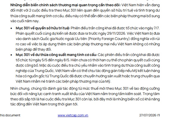 Mỹ áp thuế mới lên Việt Nam, tỷ trọng hàng hóa xuất khẩu được miễn thuế lại tăng từ 34% lên hơn 40%