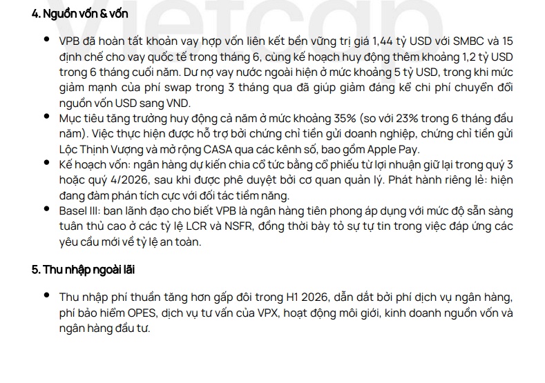 VPBank chưa có kế hoạch tài trợ vốn cho 18 dự án trọng điểm