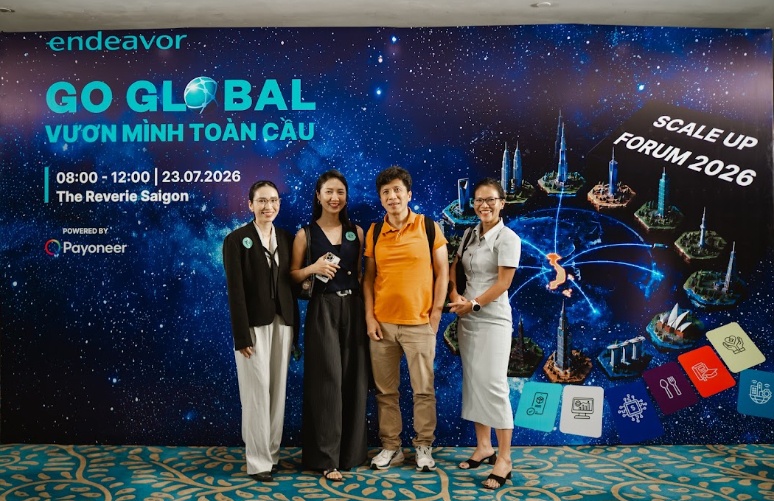 Chủ tịch 24HMoney Phan Minh Tâm đồng hành cùng hệ sinh thái khởi nghiệp tại Endeavor Scale Up Forum 2026
