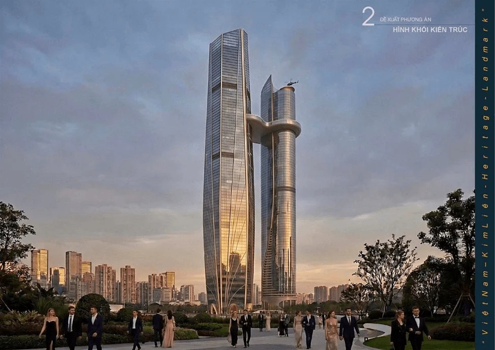 Hà Nội sắp có tháp đôi 568 m?