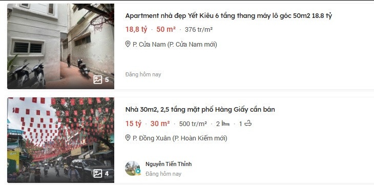200–300 triệu đồng/m² cho nhà mặt phố ở Bắc Ninh