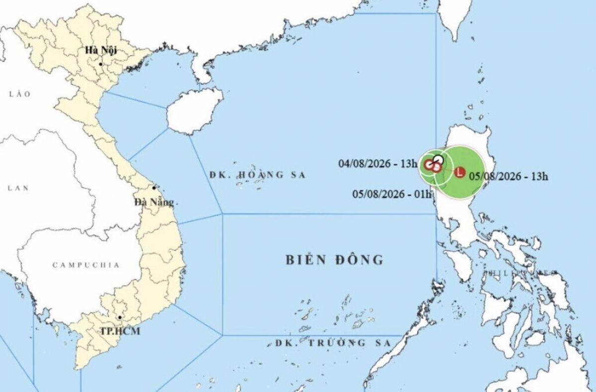Áp thấp nhiệt đới hình thành trên Biển Đông