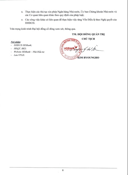 HDBank (HDB) sẽ chia cổ tức, cổ phiếu thưởng tổng tỷ lệ 30%?