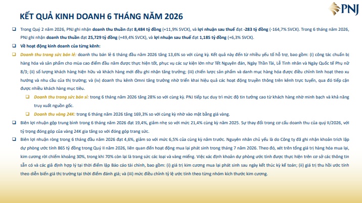 PNJ tiết lộ thời điểm kỳ vọng hoạt động kinh doanh phục hồi, NĐT đang chờ điều gì?