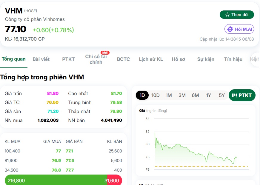 VHM vừa làm điều VIC từng làm trước cú tăng 60%: Lịch sử có lặp lại?