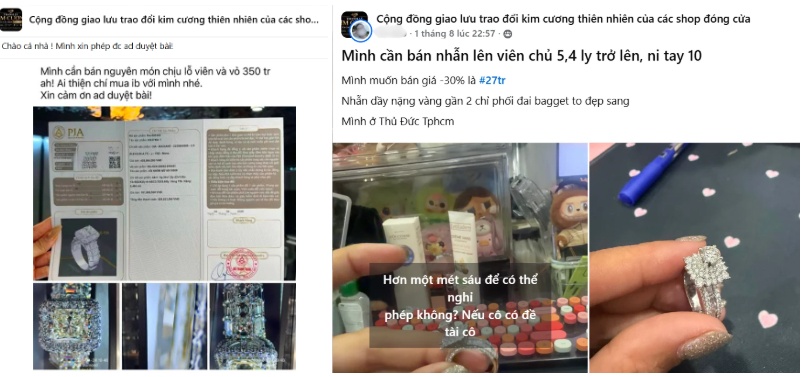 Làn sóng "xả hàng" kim cương
