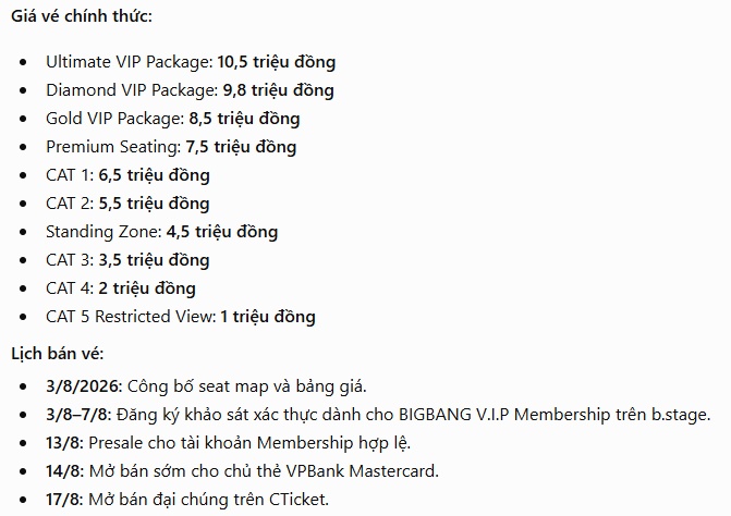 Cảnh báo nóng fan BIGBANG: “Vé nội bộ” đang được rao bán có thể là bẫy lừa đảo