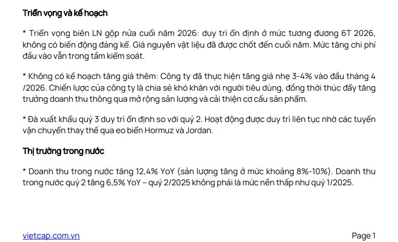 Một tín hiệu tích cực từ VNM: Thị phần tiếp tục tăng bất chấp cạnh tranh ngày càng lớn