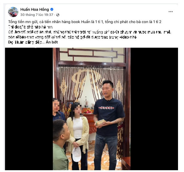 Thông tin mới về vụ Huấn Hoa Hồng: Chính quyền xã ở Lai Châu nói chỉ tiếp nhận 24 bồn nước, không có tiền mặt