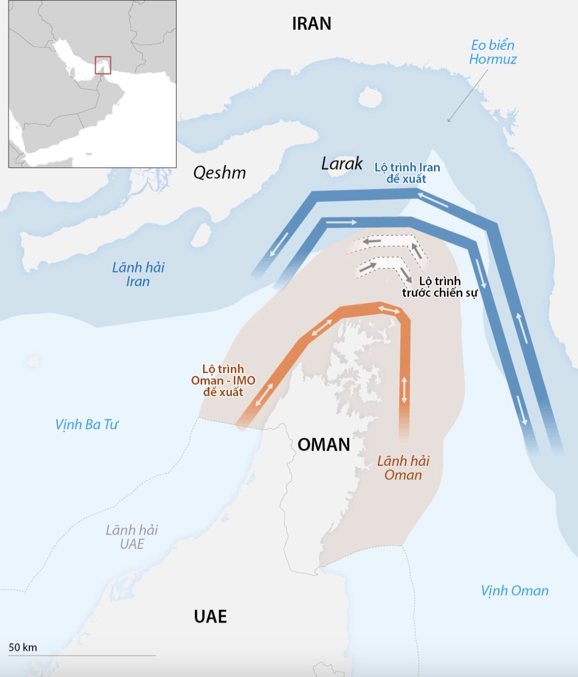 Iran nêu 6 điều kiện để mở lại eo biển Hormuz