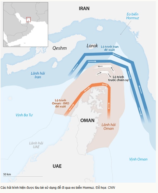 Cựu bộ trưởng Mỹ nói 6 điều kiện mở cửa Hormuz của Iran 'lố bịch'