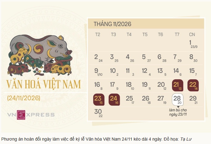 Hai bộ đồng ý hoán đổi dịp Văn hóa 4 ngày, Tết Đinh Mùi 7 ngày