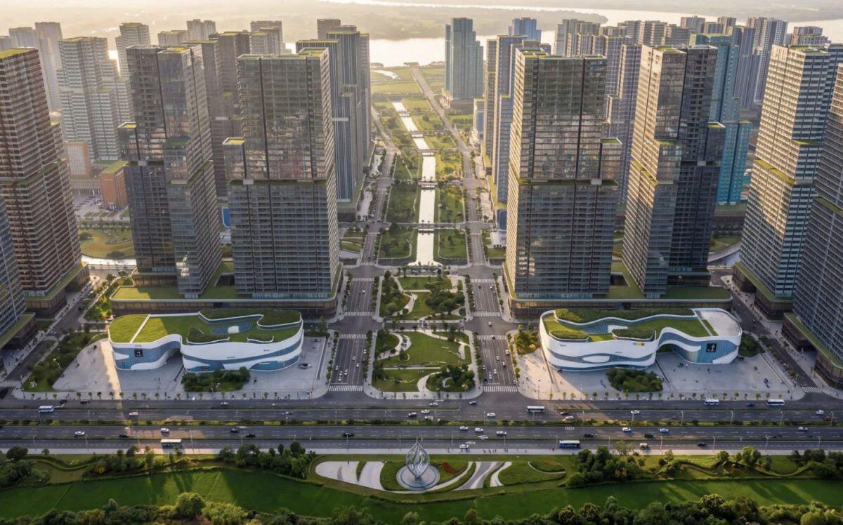 Khởi công hai khu đô thị ven sông Hồng