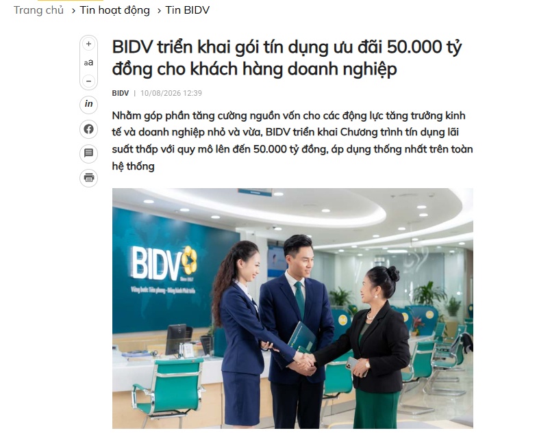Hai Big4 “ra tay” sau chỉ đạo của NHNN: Gói tín dụng lãi suất thấp 120.000 tỷ đồng chính thức lên sóng
