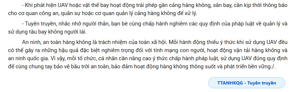Loạt sự cố hàng không vì UAV, thiệt hại hàng tỷ đồng: Cơ quan chức năng lên tiếng cảnh báo