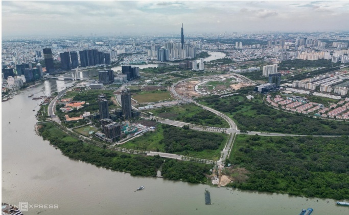 Lô đất hơn 10.000 m2 tại Thủ Thiêm sắp đấu giá với khởi điểm 295 triệu đồng mỗi m2