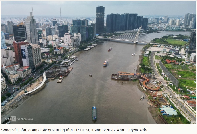 'Sông Sài Gòn cần là trục chiến lược trong quy hoạch 100 năm'