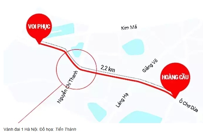 Nhiều thửa đất còn chưa đến một m2 sau mở đường vành đai 1 Hà Nội