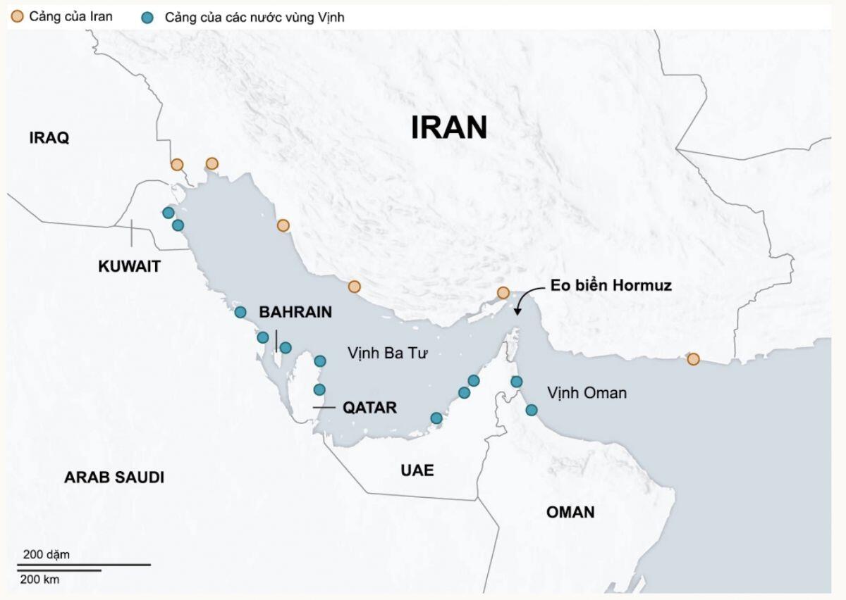 Iran cảnh báo láng giềng trả giá đắt nếu tham gia chiến tranh kinh tế