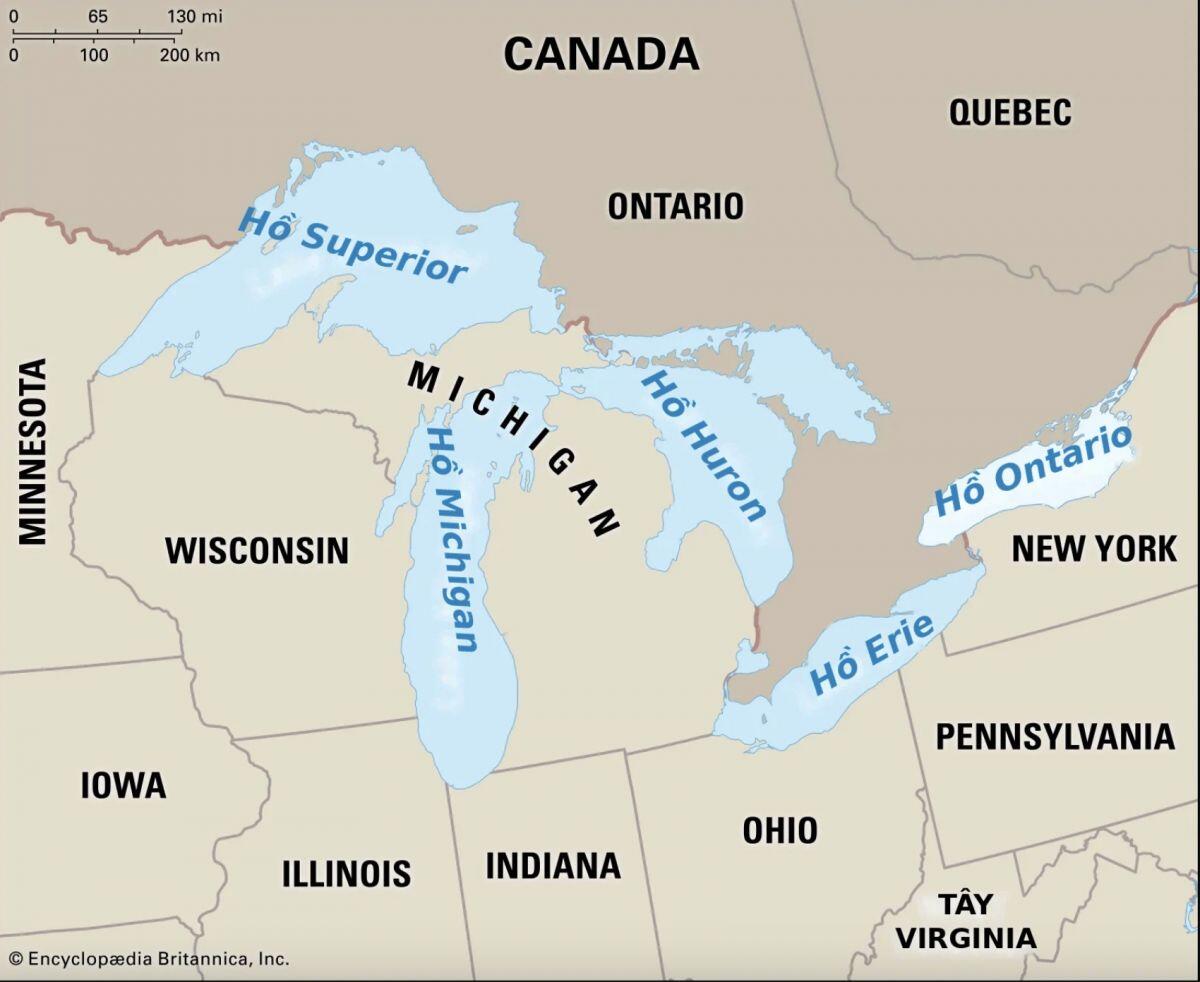 Ông Trump muốn đổi tên hồ nằm giữa Mỹ - Canada