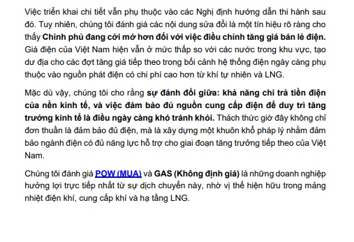 Điện Việt Nam bước vào chu kỳ mới, doanh nghiệp nào đang được CTCK kỳ vọng?