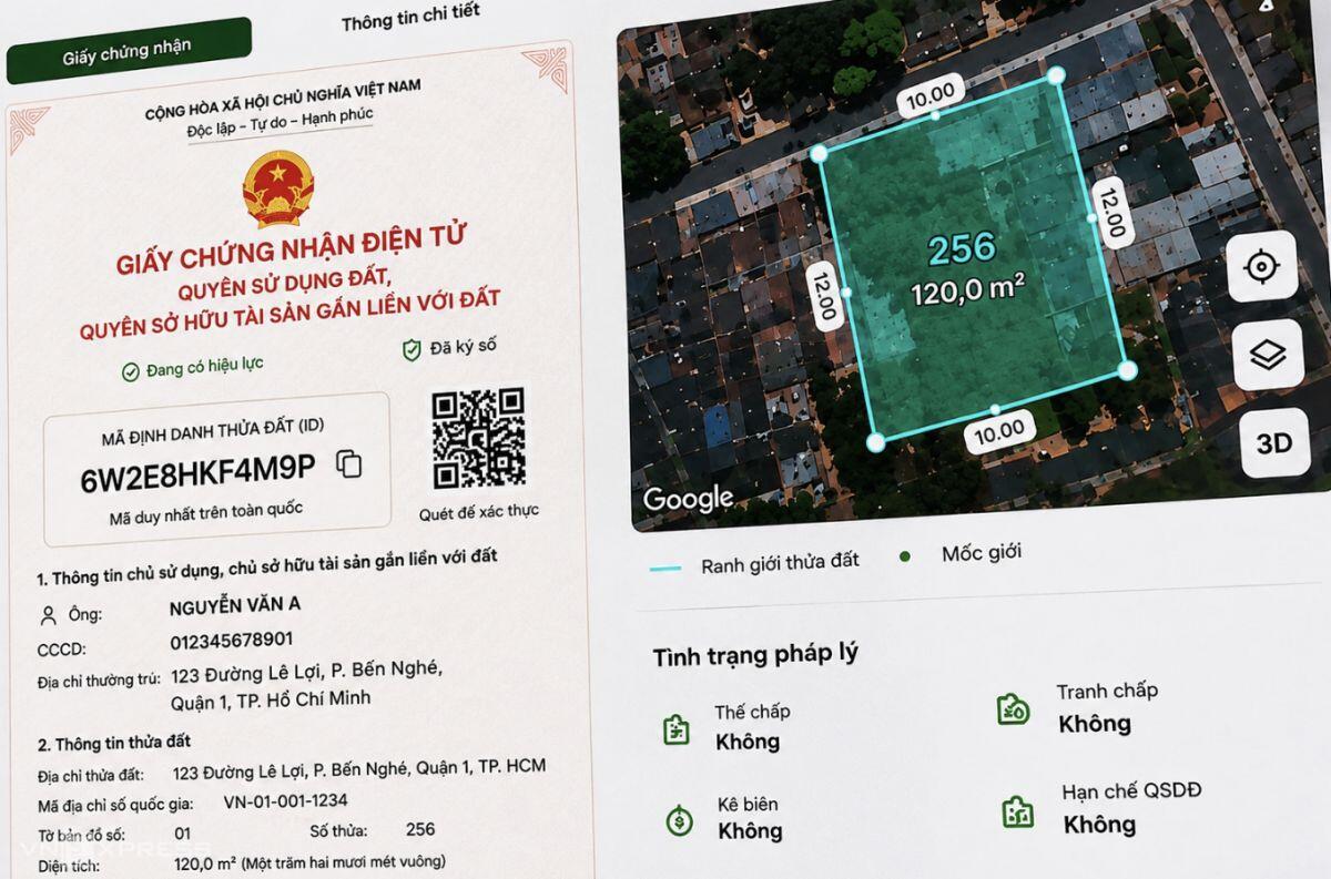 'Mã định danh và sổ đỏ điện tử sẽ giúp định giá lại đất đai'