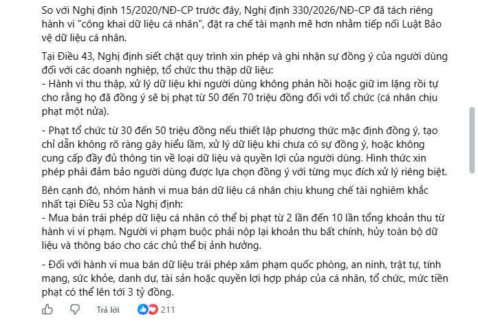 Đăng thông tin người khác để “bóc phốt” có thể mất tới 25 triệu