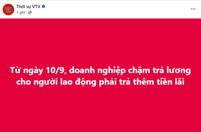Từ 10/9, doanh nghiệp chậm lương, trả thiếu lương có thể bị phạt tới 100 triệu đồng