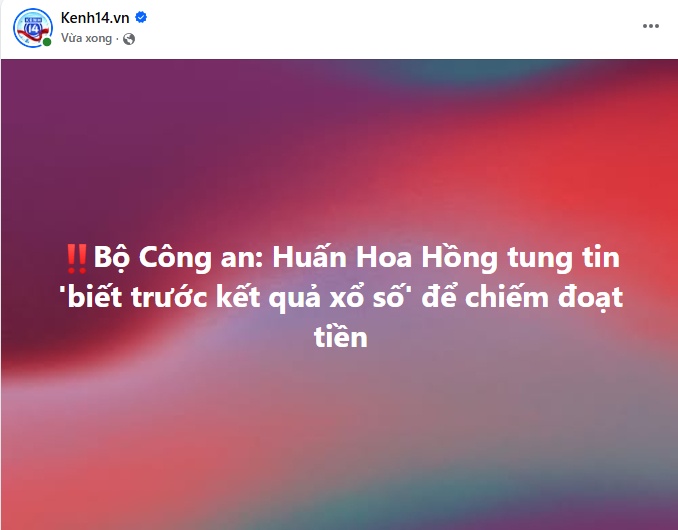 Bộ Công an: Huấn Hoa Hồng tung tin 'biết trước kết quả xổ số' để chiếm đoạt tiền