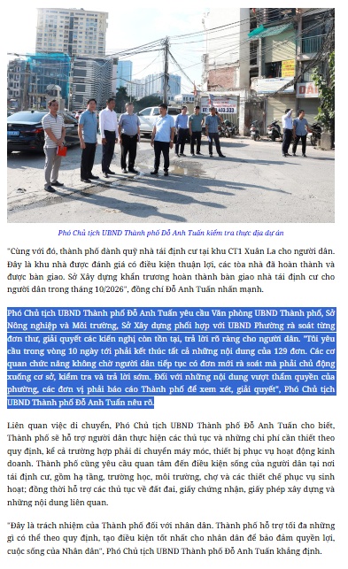 Chỉ 10 ngày để gỡ vướng GPMB dự án bãi đỗ xe trên “đường đắt nhất hành tinh”
