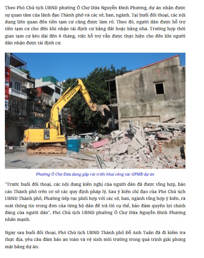 Chỉ 10 ngày để gỡ vướng GPMB dự án bãi đỗ xe trên “đường đắt nhất hành tinh”