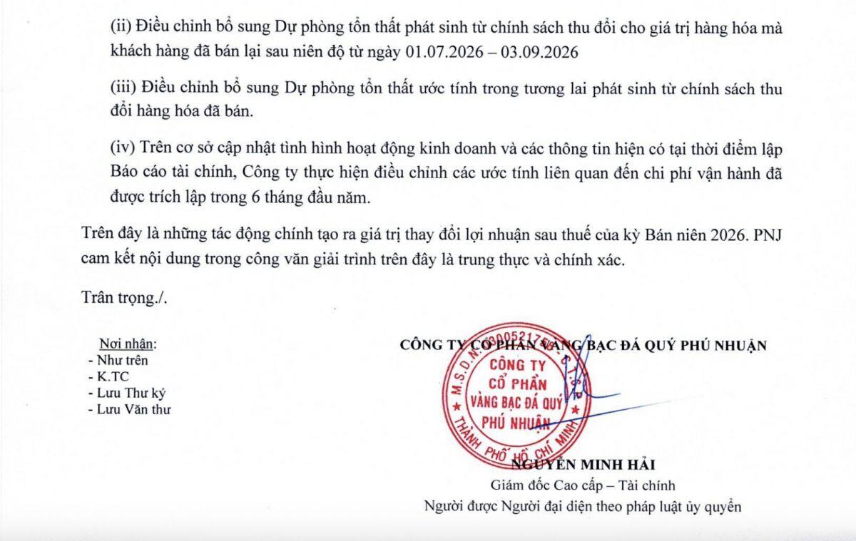 PNJ đối mặt khoản dự phòng 2.267 tỷ đồng từ chính sách thu đổi: Chuyện gì đang xảy ra?