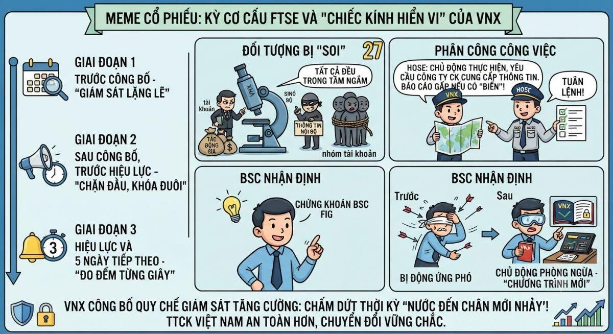 VNX “bật chế độ giám sát” với các cổ phiếu lọt rổ FTSE Russell