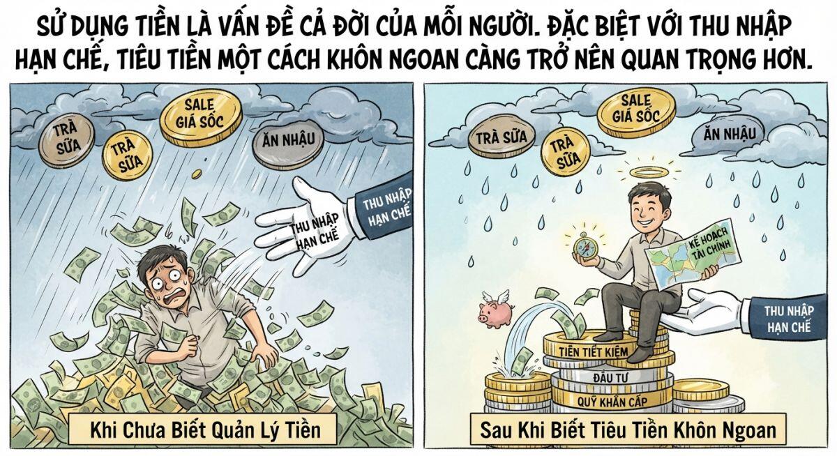 7 nguyên tắc tiêu tiền giúp bạn bớt “cháy ví”