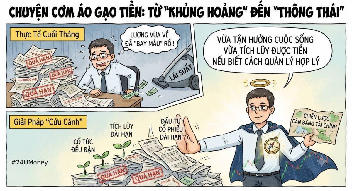 Nghệ thuật cân bằng tài chính: Vừa tận hưởng cuộc sống, vừa tích lũy thông minh