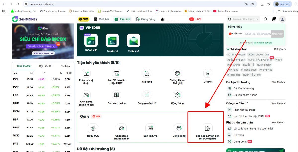 24HMoney ra mắt kho 500+ báo cáo BĐS: Tra cứu siêu tốc, đọc nhanh nhờ AI